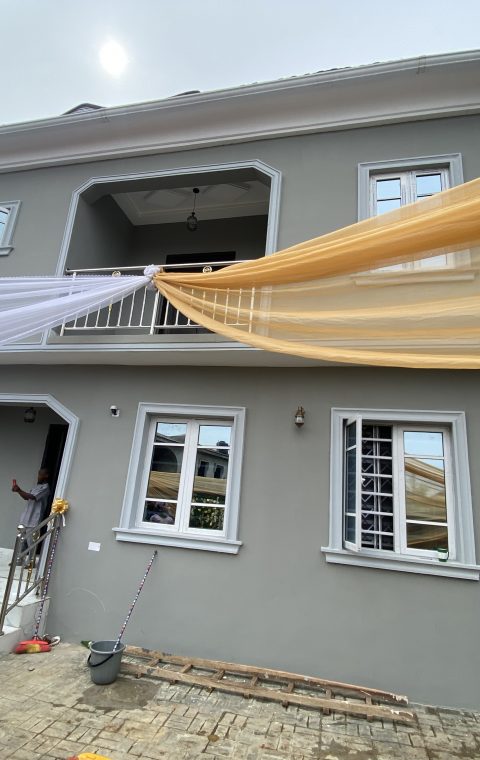Design and Construction of 5bedroom duplex in Sango